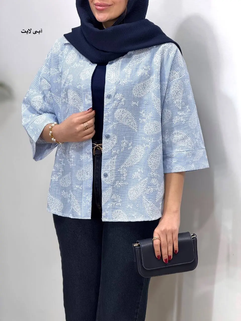 تونیک مانتویی لینن بهارگل